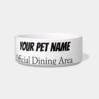 Modern Personalized Pet bowl | Custom Name Dog Napf