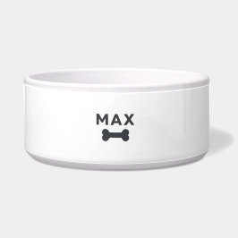Modern Personalized Pet Bowl Napf