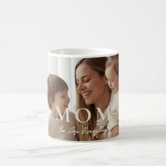 Modern Personalized Photo MOM Coffee Mug Kaffeetasse