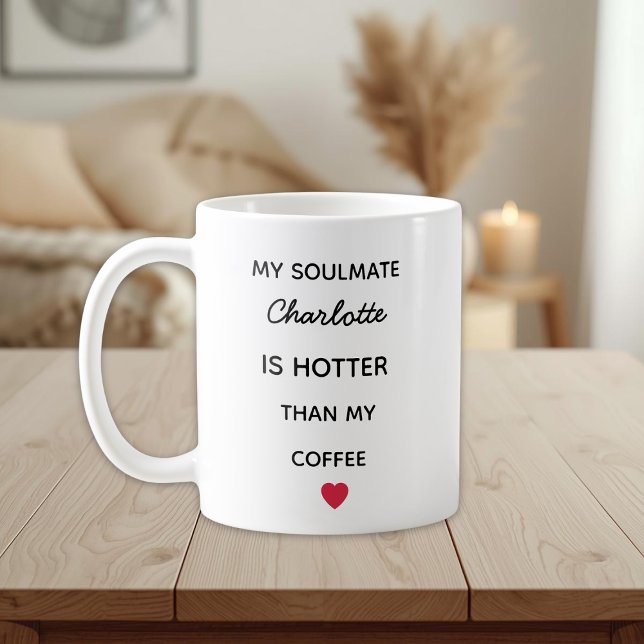 Modern Personalized Soulmate Coffee Mug (Créateur téléchargé)