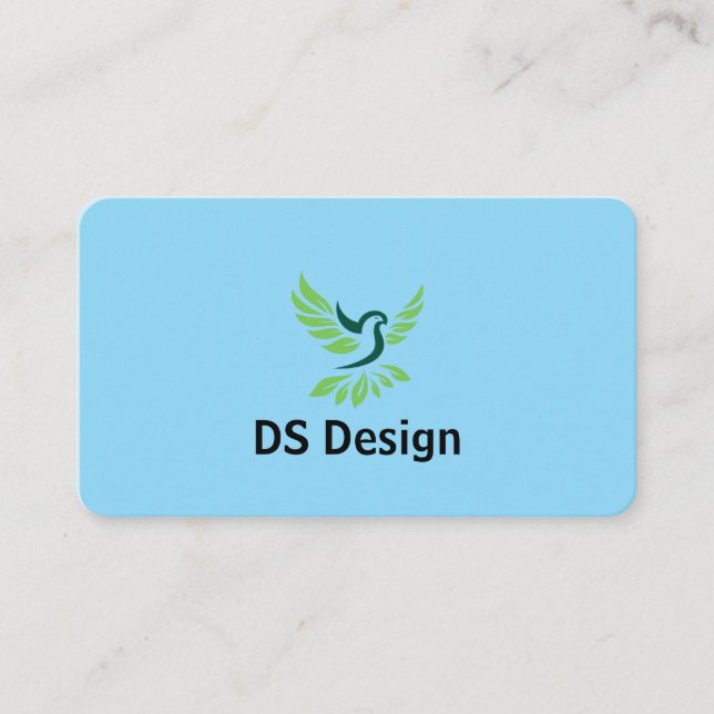 Modern Phoenix Logo Business Card Visitenkarte (Vorderseite)