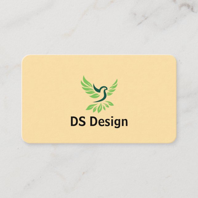 Modern Phoenix Logo Business Card Visitenkarte (Vorderseite)