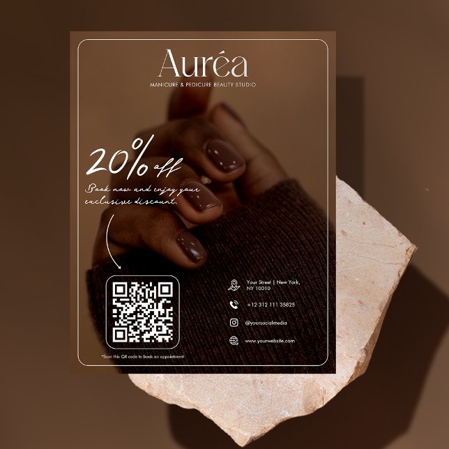 Modern Photo Beauty Salon Flyer (Von Creator hochgeladen)