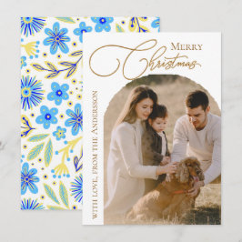 Modern Photo Christmas Feiertagskarte