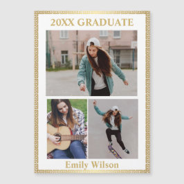 Modern Photo Class of 20XX Graduation Announcement Magnetkarte