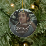 Modern Photo High School Graduation Gifts Keramik Ornament<br><div class="desc">Celebrate a meaningful milestone with this Modern Photo High School Graduation Gifts Ornament. Featuring a favorite senior photo paired with clean modern typography, this personalized graduation ornament captures a special moment to cherish for years to come. Perfect for high school graduation celebrations, Class of keepsakes, or thoughtful graduation gifts, it...</div>