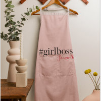 Modern Pink Girl Boss & Name Best Girly