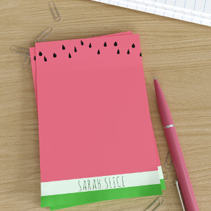 Modern Pink Watermelon Post it Notes Post-it Klebezettel