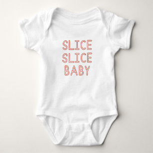 Modern Pizza Slice Slice Baby Erstgeburt Baby Strampler