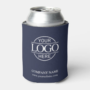 Modern präsentiertes Logo für Navy Blue Corporate Dosenkühler