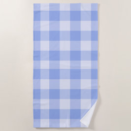 Modern Preppy Gingham Strandtuch