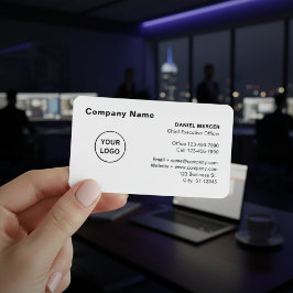 Modern Professional Logo Design Visitenkarte