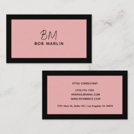 Modern Professional Minimalist Executive Generic Visitenkarte