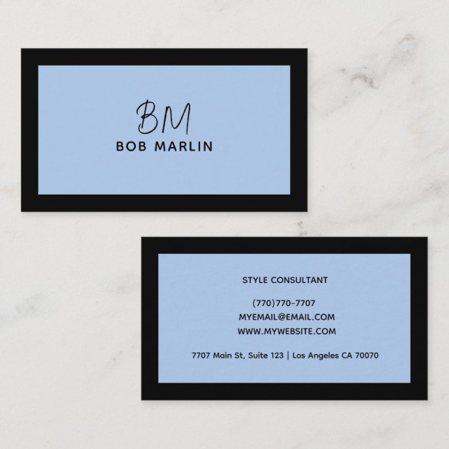 Modern Professional Minimalist Executive Generic Visitenkarte (Vorne/Hinten)