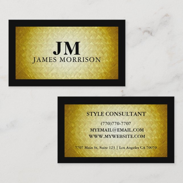 Modern Professional Minimalist Executive Generic Visitenkarte (Vorne/Hinten)