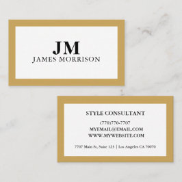 Modern Professional Minimalist Executive Generic Visitenkarte