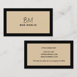 Modern Professional Minimalist Executive Generic Visitenkarte