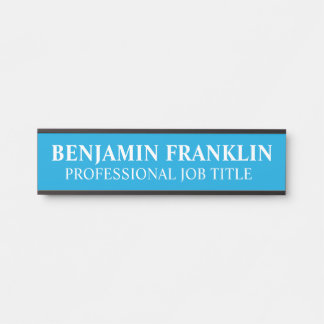 Modern Professional Office Door Sign Türschild