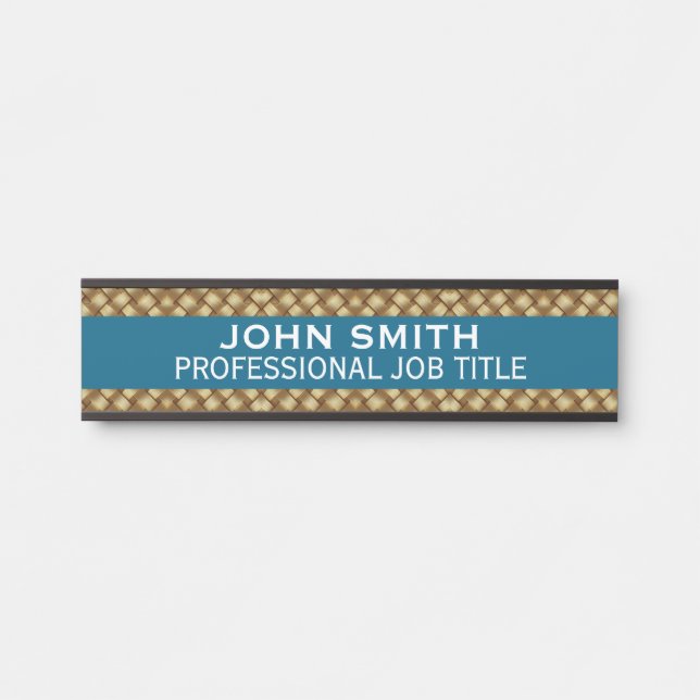 Modern Professional Office Door Sign Türschild (Vorderseite )