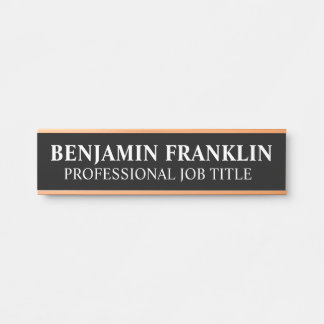 Modern Professional Office Door Sign Türschild