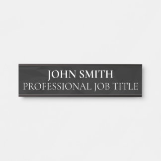 Modern Professional Office Door Sign Türschild