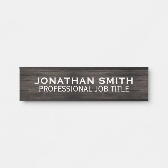 Modern Professional Office Door Sign Türschild (Vorderseite )