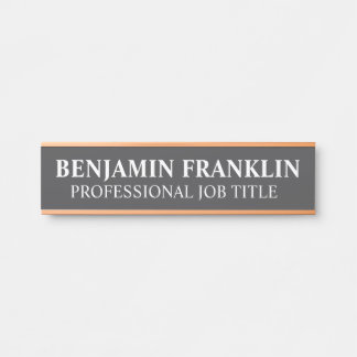 Modern Professional Office Door Sign Türschild