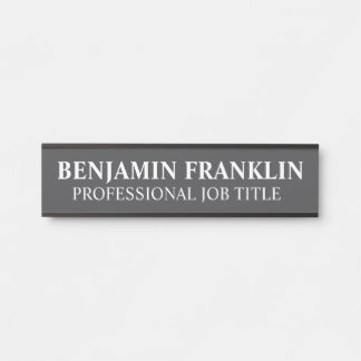 Modern Professional Office Door Sign Türschild