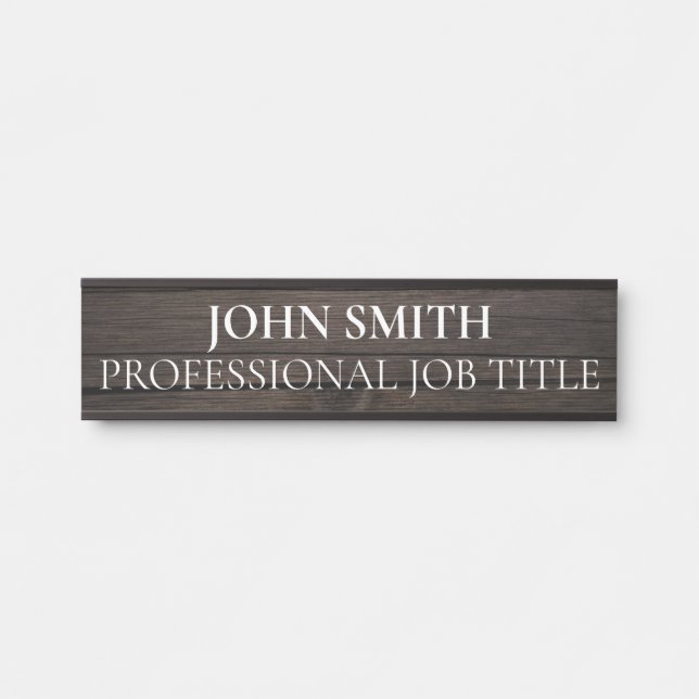 Modern Professional Office Door Sign Türschild (Vorderseite )