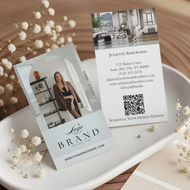 Modern Professional Photo Arch Photo Galley Logo Visitenkarte (Modern Professional Photo Arch Photo Galley Logo Business Card)