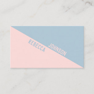 Modern Punchy Pastel Duotone - Visitenkarte