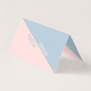 Modern Punchy Pastel Duotone - Visitenkarte Visitenkarten