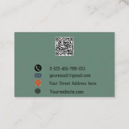 “Modern QR Code Business Card”  Visitenkarte