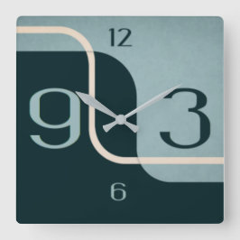 Modern Quadratische Wanduhr