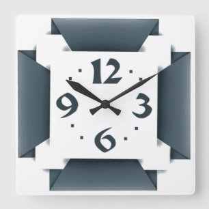 Modern Quadratische Wanduhr