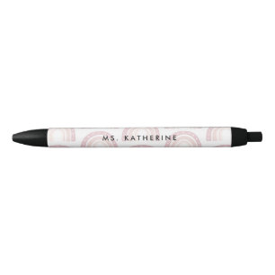 Modern Rainbow Boho Pastel Pink Gift Kugelschreiber