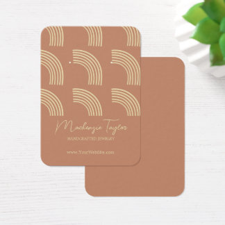 Modern Rainbow Personalisiert Earring Display Card