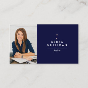 Modern Real Anwesen Business Card Horizontal grau Visitenkarte
