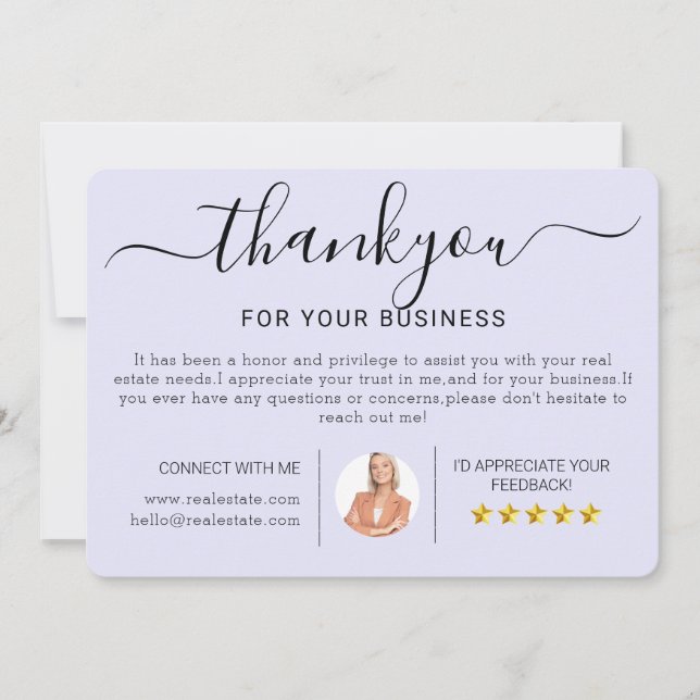 Modern Real Anwesen Housewarming Danke Karten (Vorderseite)