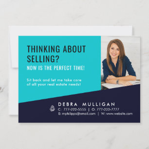 Modern Real Anwesen Marketing Postkarte