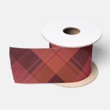 Modern Red Maroon Marsala Kariertes Muster Weihnac