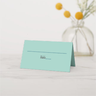 Modern Retro | Hochzeitsplatzkarte Platzkarte