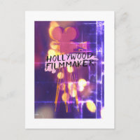Modern Retro Hollywood Filmmaker in Pink