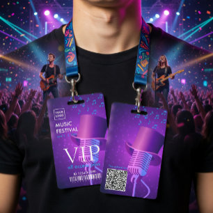 Modern Retro Music Festival VIP All-Access-Pass Ausweis