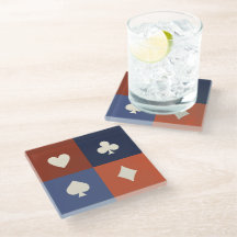 Modern Retro Playing Card Suit Poker & Bridge gift