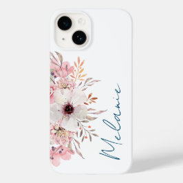Modern rosa Floral Case-Mate iPhone 14 Hülle
