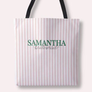 Modern rosa gestrichen, benutzerdefinierter Name d Tasche