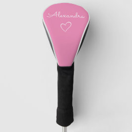 Modern rosa Name Custom Niedlich Golf Head Cover Headcover