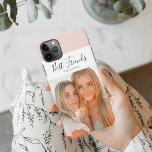 Modern rosa | Persönliches Foto Beste Freundschaft iPhone 11Pro Max Hülle<br><div class="desc">Modern rosa | Persönliches Foto Beste Freundschaftsgeschenk</div>