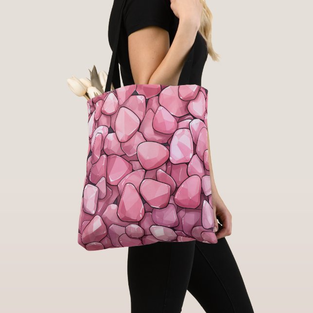 Modern rosa Stones Shopping Bag Tasche (Von Nahem)